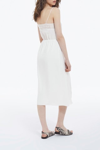Robe midi - Blanc