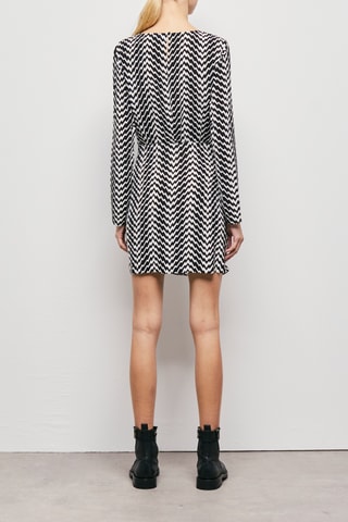 Robe fourreau - Noir et blanc