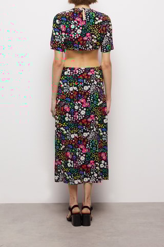 Robe midi - Multicolore