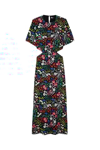 Robe midi - Multicolore