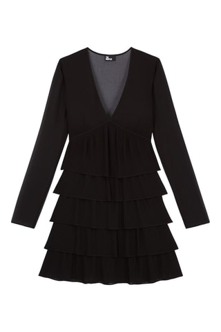 Robe volantée - Noir