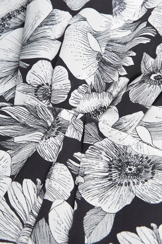 Robe longue en soie - Noir