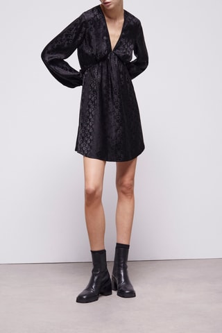 Vestido trapézio - Preto