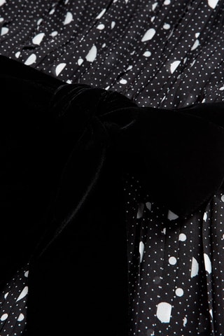 Robe longue - Noir et écru