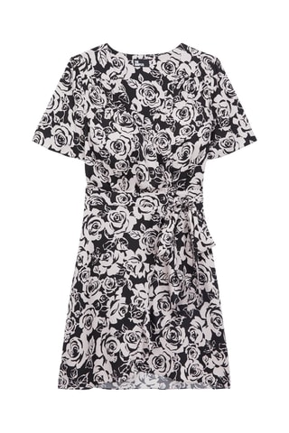 Robe portefeuille - Noir