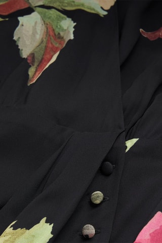 Robe portefeuille - Noir