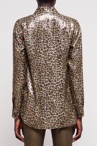 Chemisier ajusté - Noir et marron