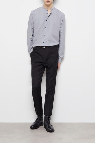 Chemise slim - Noir et blanc