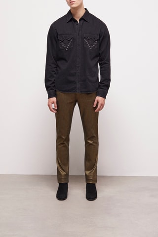 Chemise en jean - Noir