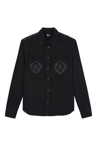 Chemise en jean - Noir