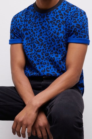 T-shirt Bleu et noir