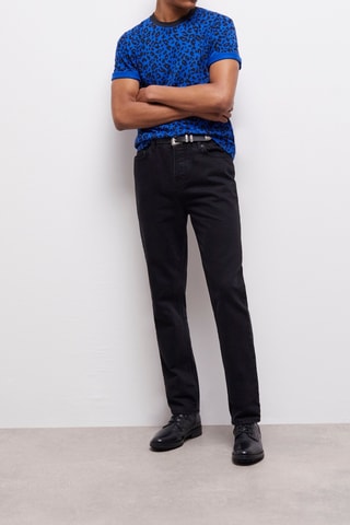 T-shirt Bleu et noir