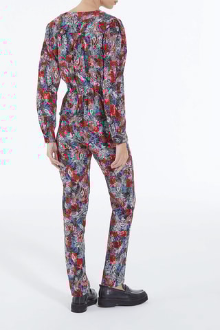 Combinaison en soie - Rouge