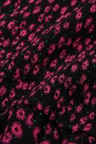 Jupe droite taille haute - Fuchsia