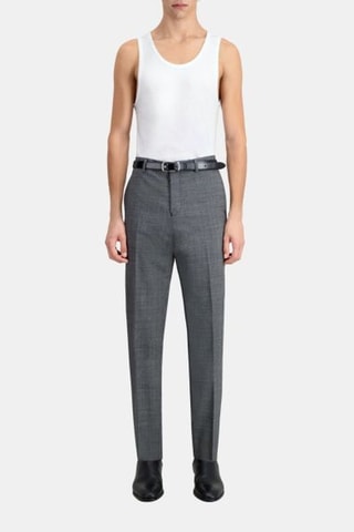 Pantalon de costume en laine - Noir et blanc