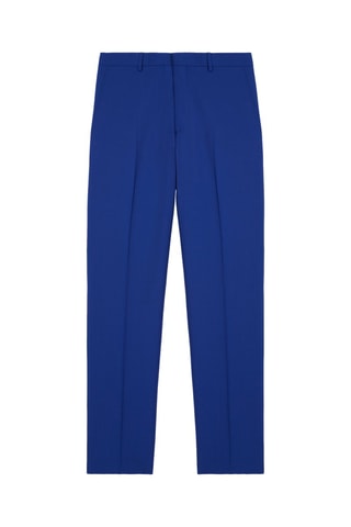 Pantalon de costume en laine - Bleu