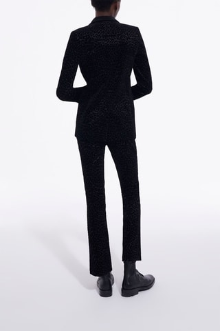 Blazer en velours - Noir