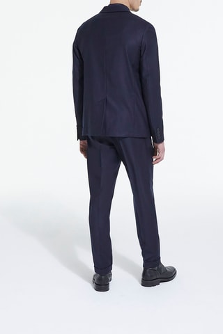 Blazer en laine - Bleu marine