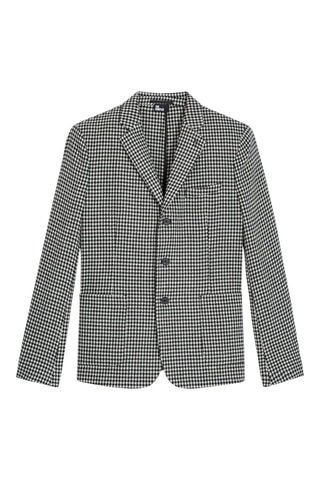 Blazer en laine - Blanc et noir