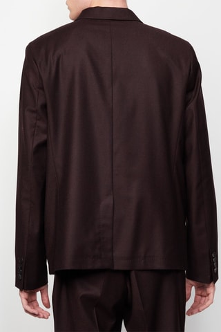 Blazer en laine Marron