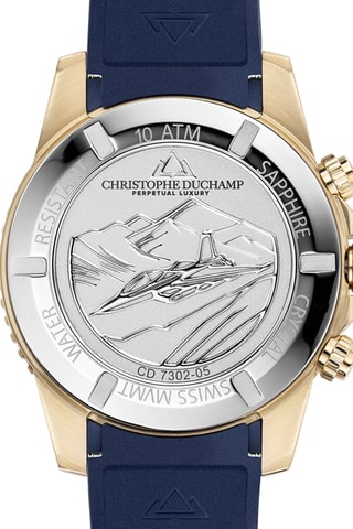 Montre à quartz Swiss Made Ronda Z64 - Bleu