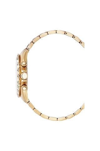 Montre à quartz en acier Grand Mont – Tachymètre et chronographe - Doré