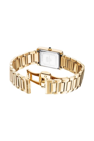 Montre à quartz en acier et diamants Fontaine