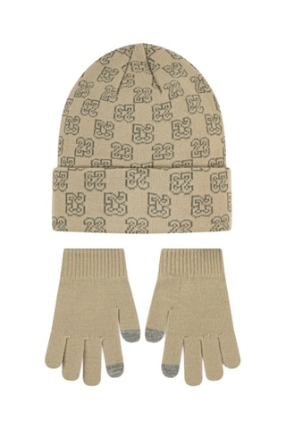 Bonnet et gants - Beige