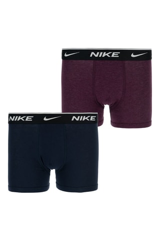 2 boxers - Bordeaux et noir - Nike