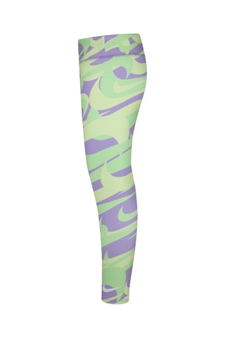 Legging de sport taille haute Prep In Your Step - Violet et vert clair - Nike