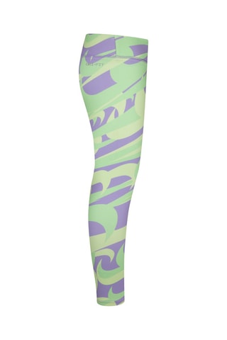 Legging de sport taille haute Prep In Your Step - Violet et vert clair - Nike