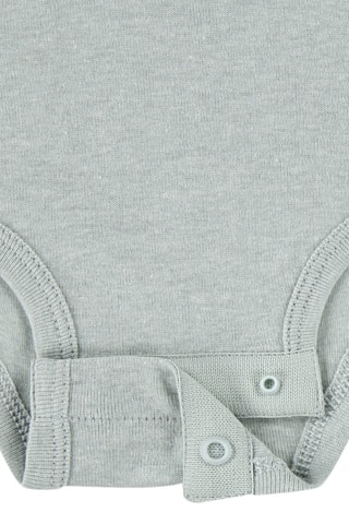 3 bodys Mini Me - Gris foncé chiné et vert d'eau chiné - Nike