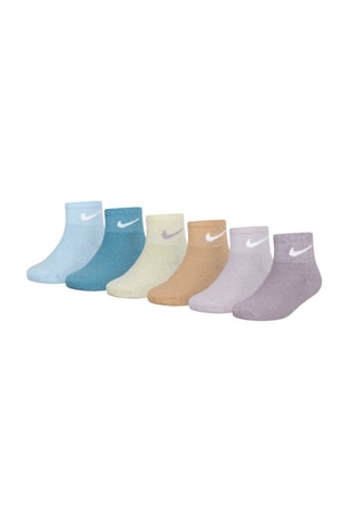 6 paires de chaussettes Lurex - Violet et camel - Nike