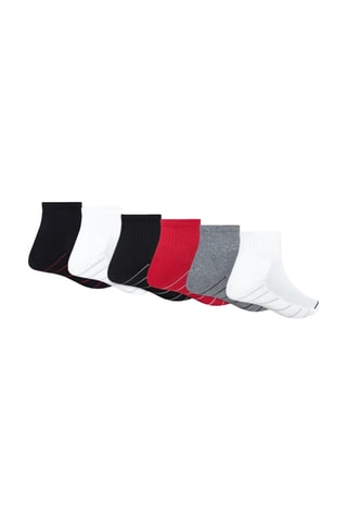 6 paires de chaussettes - Rouge