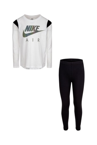 Tunique et legging Blanc et noir - Nike