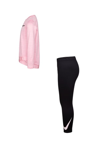 T-shirt et legging - Noir et rose