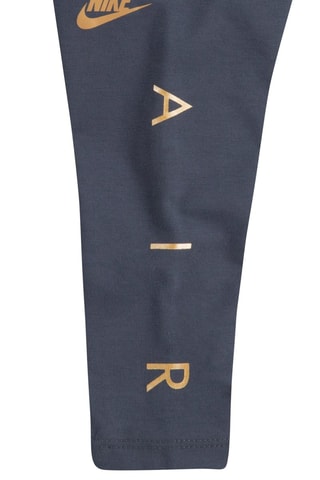 Sweat à capuche et legging - Gris et turquoise