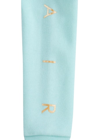 Sweat à capuche et legging - Gris et turquoise