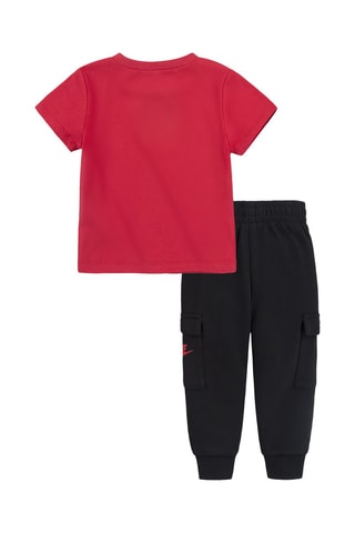 T-shirt et jogging - Rouge et noir  - Nike