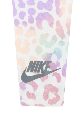 Sweat et legging Gris clair chiné et rose - Nike