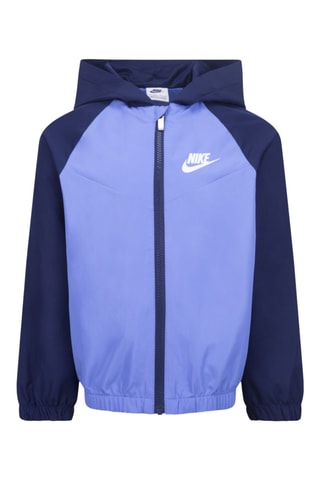 Veste à capuche - Bleu marine et ciel