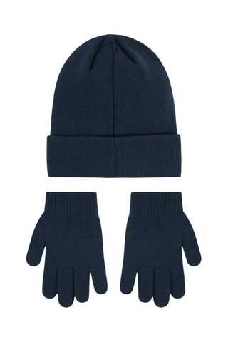 Bonnet et gants - Bleu marine