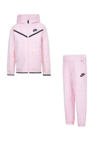 Sweat à capuche et pantalon molletonnés - Rose
