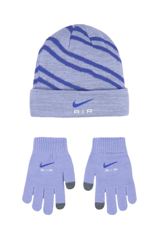 Bonnet et gants - Ciel et gris