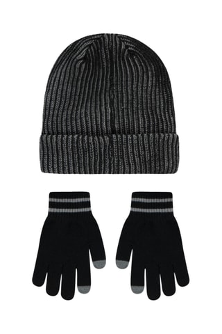 Bonnet et gants - Noir 