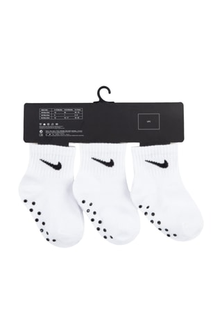 3 paires de chaussettes antidérapantes - Blanc et noir