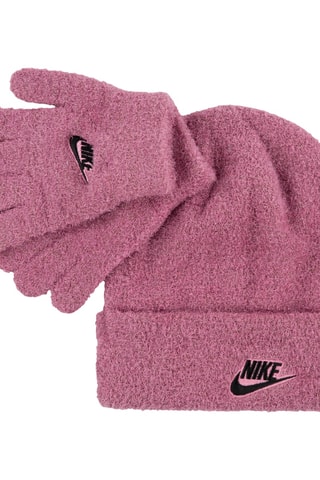 Bonnet et gants - Rose