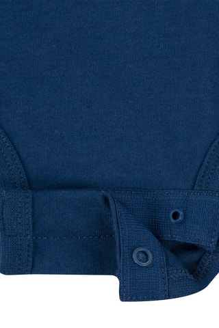 3 bodys - Bleu et gris clair chiné