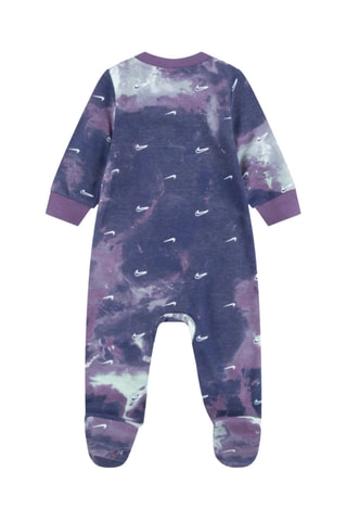 Grenouillère tie and dye - Bleu marine et violet