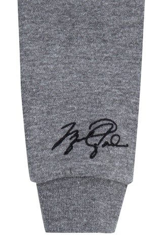 Sweat à capuche et pantalon molletonnés - Gris foncé chiné